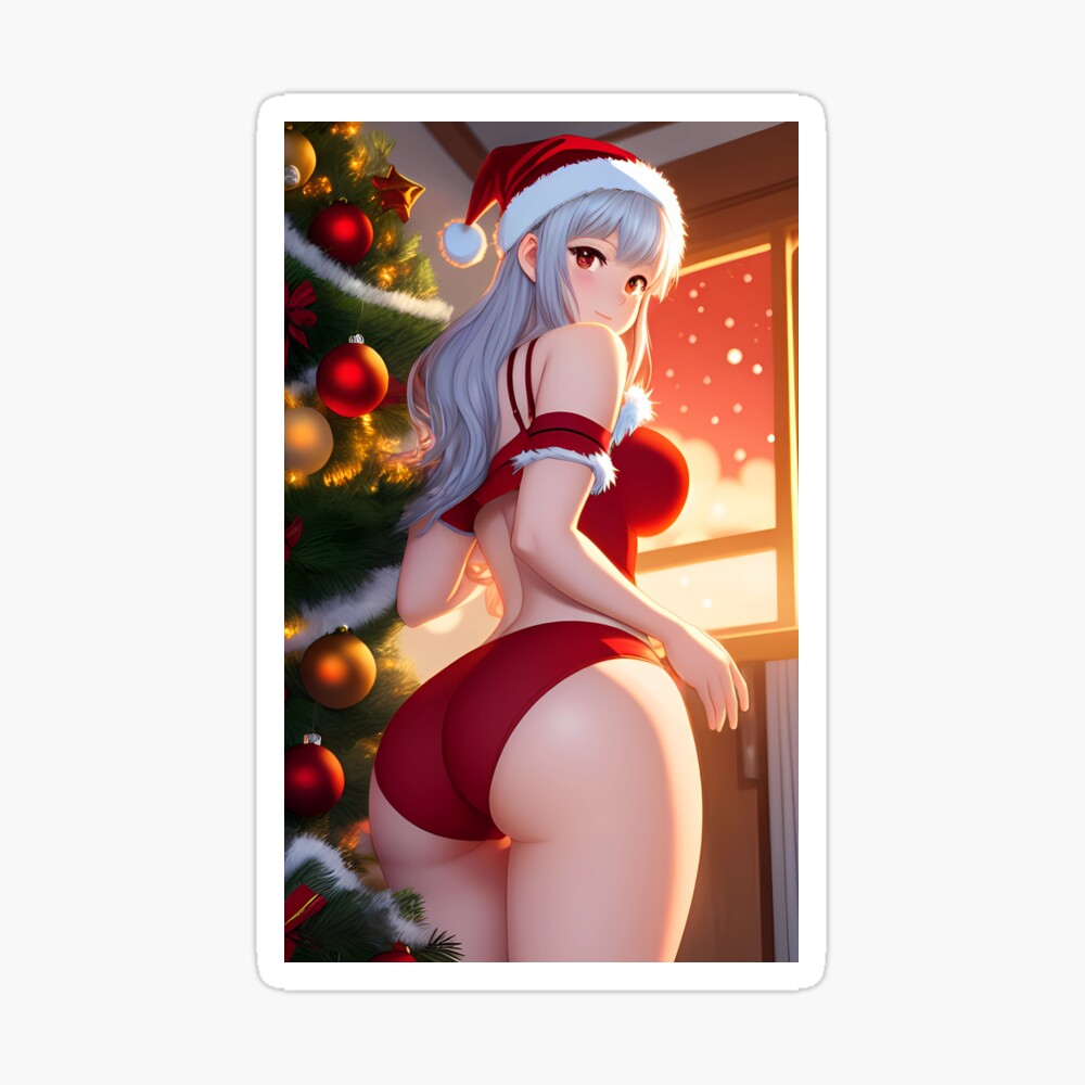 Sexy Christmas Anime Santa Girl 