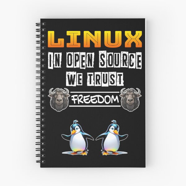 Item preview, Linux, In Open Source We Trust designed and sold by Image-Caption.