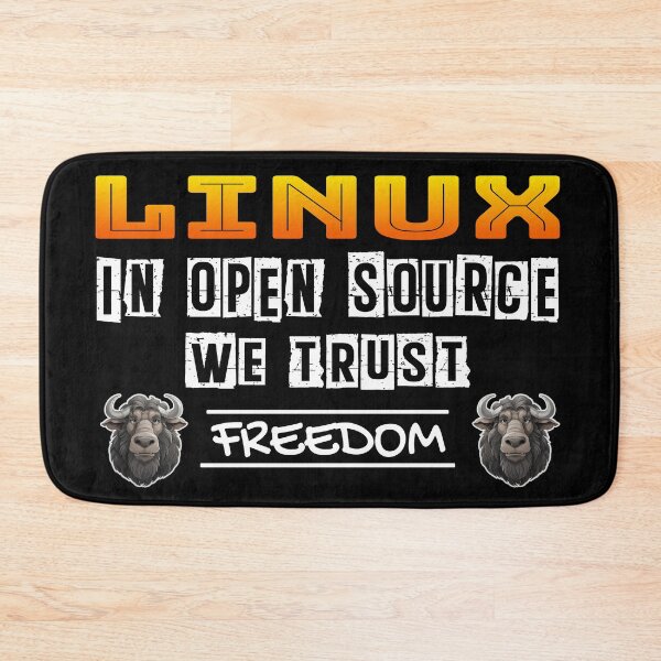 Item preview, Linux, In Open Source We Trust designed and sold by Image-Caption.