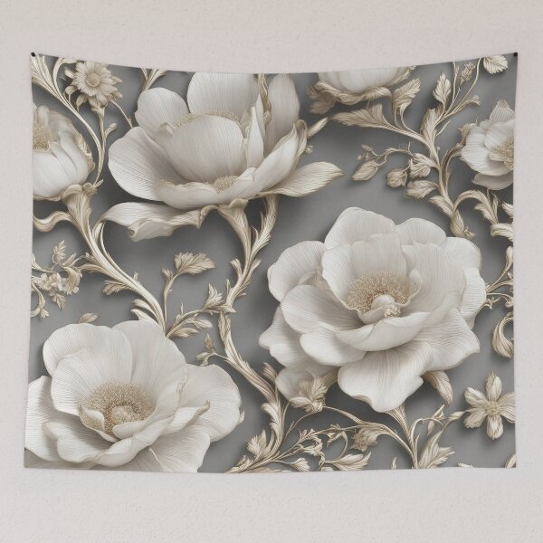 Item preview, White Blossoms designed and sold by DesignDrifts.