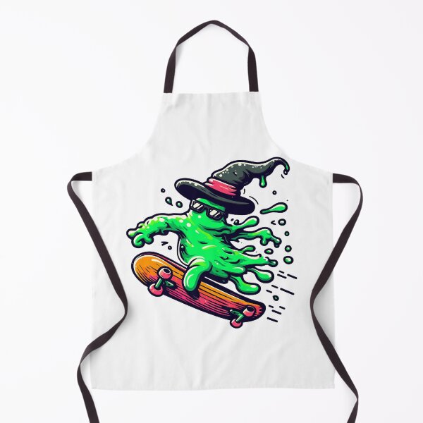 Item preview, Kawaii skate slime wizard designed and sold by TomFrontierArt.