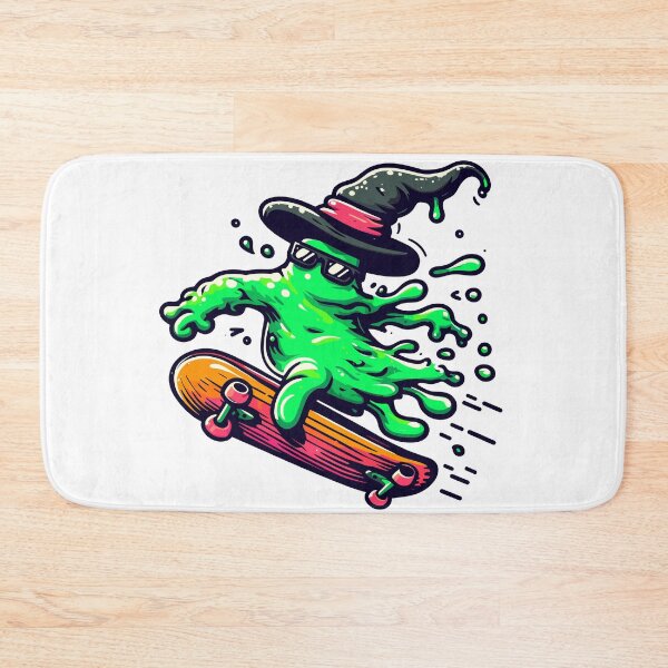 Item preview, Kawaii skate slime wizard designed and sold by TomFrontierArt.