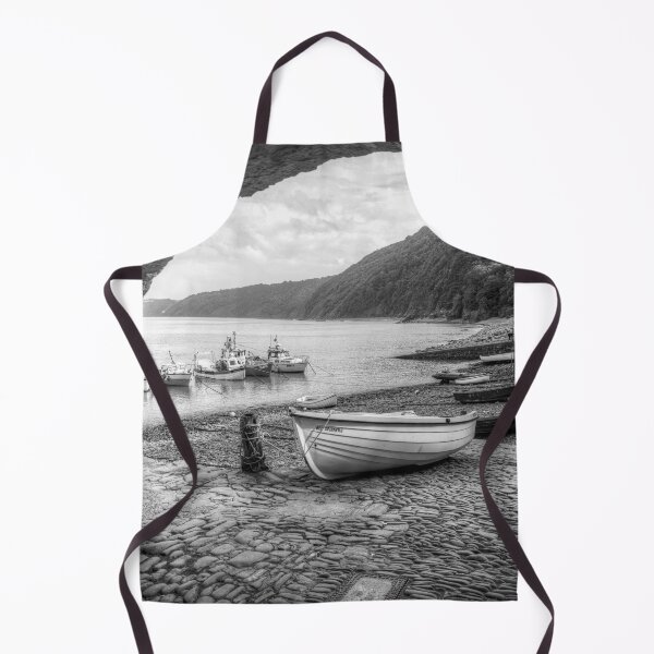 Item preview, Clovelly Boats, North Devon, UK, Black And White designed and sold by Paul Thompson Photography.