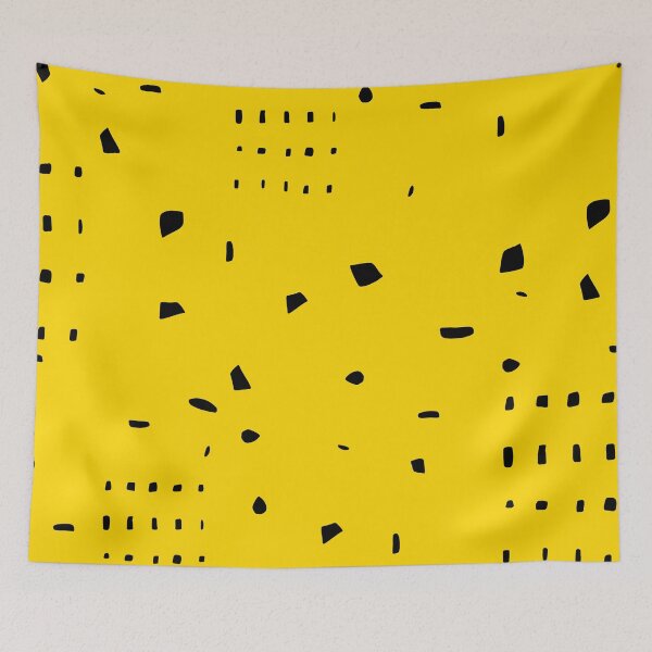 Item preview, Golden Yellow Dusted Abstract Pattern. designed and sold by ARichArts.