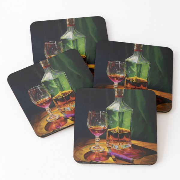 Artikelvorschau, Harmonie in Whisky und Zigarre – Eine Symphonie ausdrucksstarker Farben entworfen und verkauft von OlfactoART Studio.