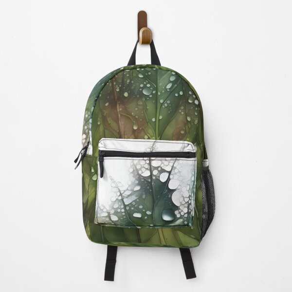 Item preview, Rainy autumn – part 2, i.e. watercolor leaves covered with raindrops. designed and sold by My-fake-places.