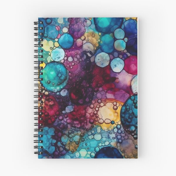 Item preview, Alcohol Ink Style Colourful Abstract Pattern designed and sold by pinkal.