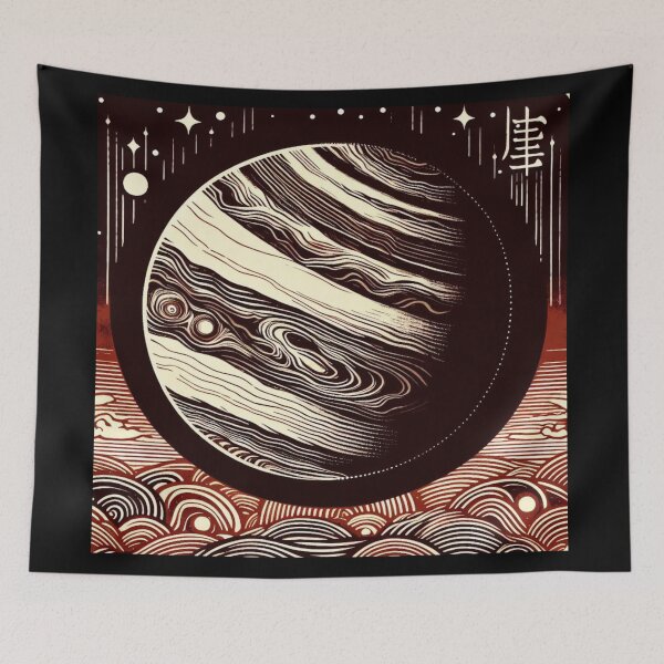 Item preview, SF Jupiter Woodcut 2 designed and sold by CrankyOldDude.