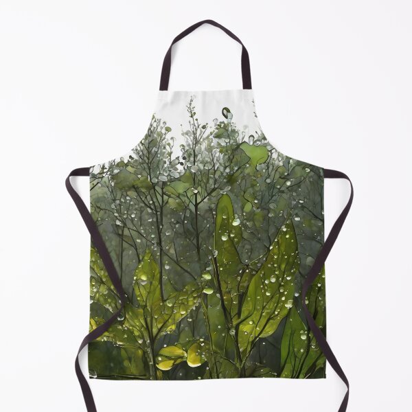 Item preview, Rainy autumn – part 3, i.e. watercolor leaves covered with raindrops. designed and sold by My-fake-places.