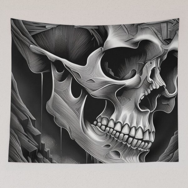 Item preview, Dripping Skull designed and sold by 3hornCreations.