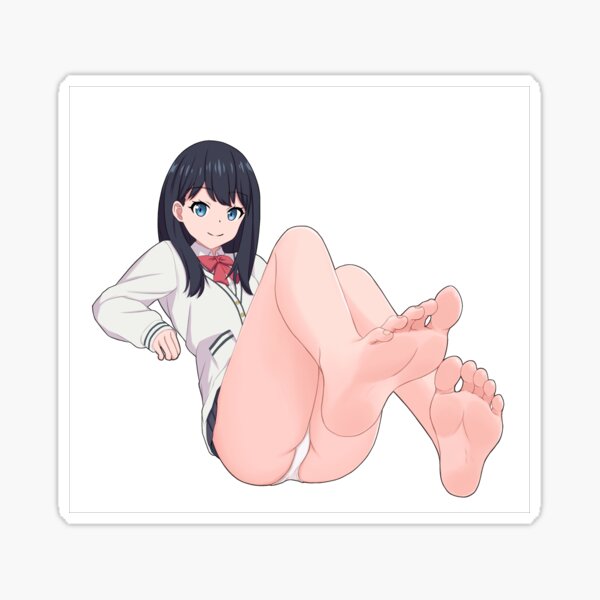 Sexy anime girl feet Throw Pillow for Sale by serenasuni