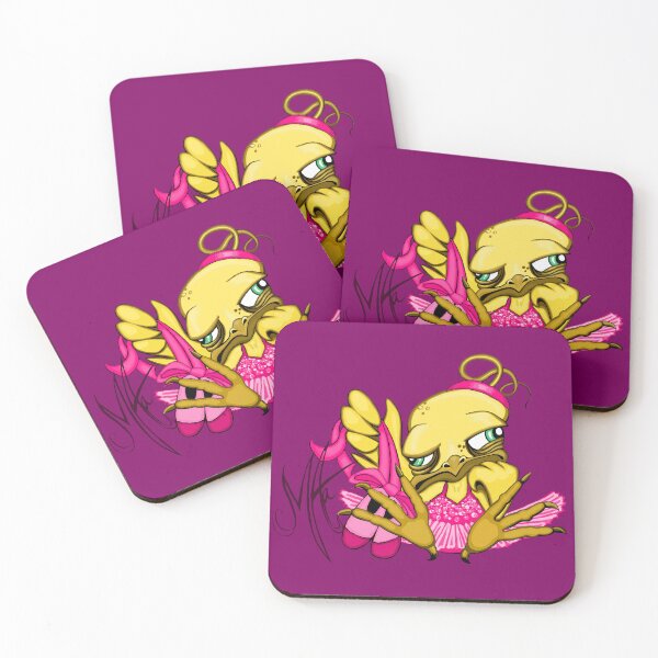 Item preview, Grumpy Chicken Ballerina designed and sold by ArtAastrup  by Marianne Aastrup.