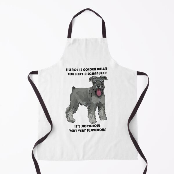 Item preview, Suspicious Silence with a Schnauzer designed and sold by Petensity.