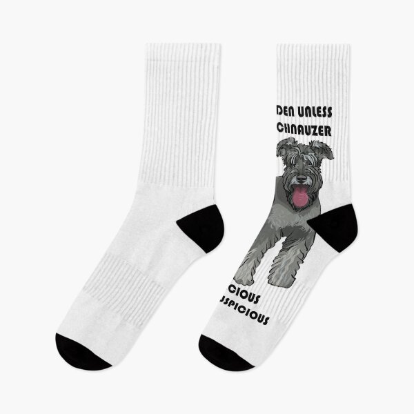 Item preview, Suspicious Silence with a Schnauzer designed and sold by Petensity.