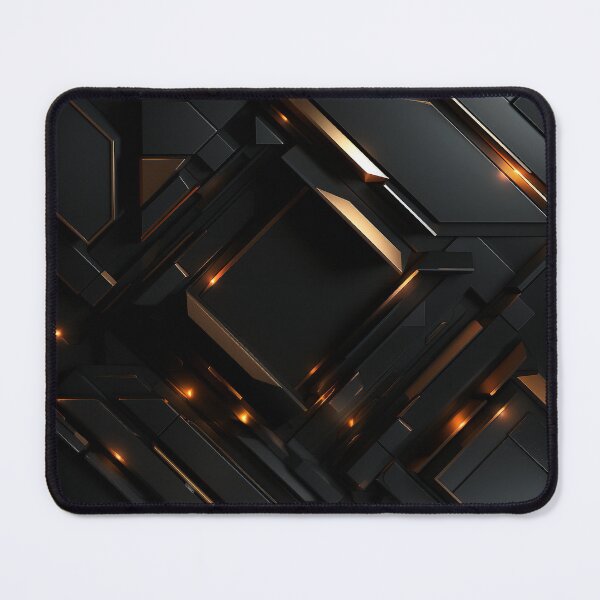 Item preview, Future Tech Abstract Geometric Black designed and sold by dreamingbliss.