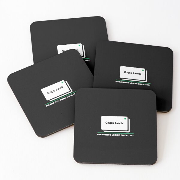 Item preview, Cyber Security Caps Lock Preventing Logins Since 1981 designed and sold by Mclickster.
