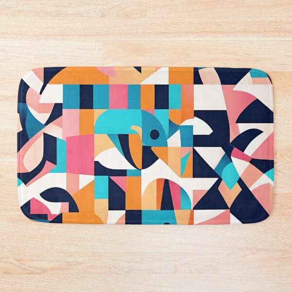 Item preview, Cubist Kawaii Pattern. designed and sold by ARichArts.