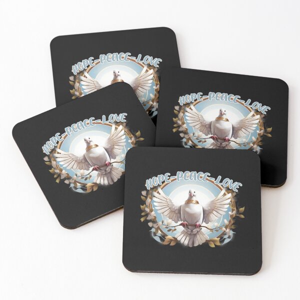 Item preview, Baptism Gifts, Decorations, and Christening Invitations with a Dove-Themed Design Background for Christian Baptism Gifts for Boys and Girls designed and sold by HeavenArtStudio.