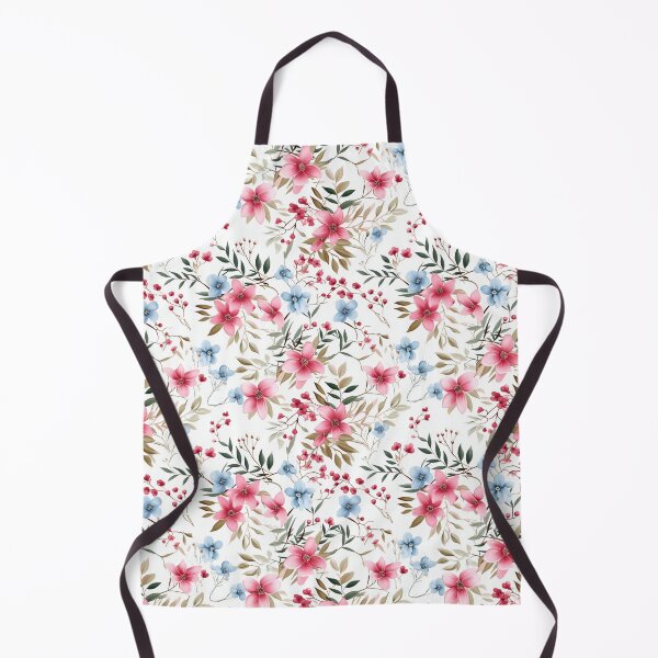 Item preview, Una linda tela floral en rosa, azul y verde 2 - Papel pintado de casas de los años 50 - Clásico designed and sold by Paul-05.