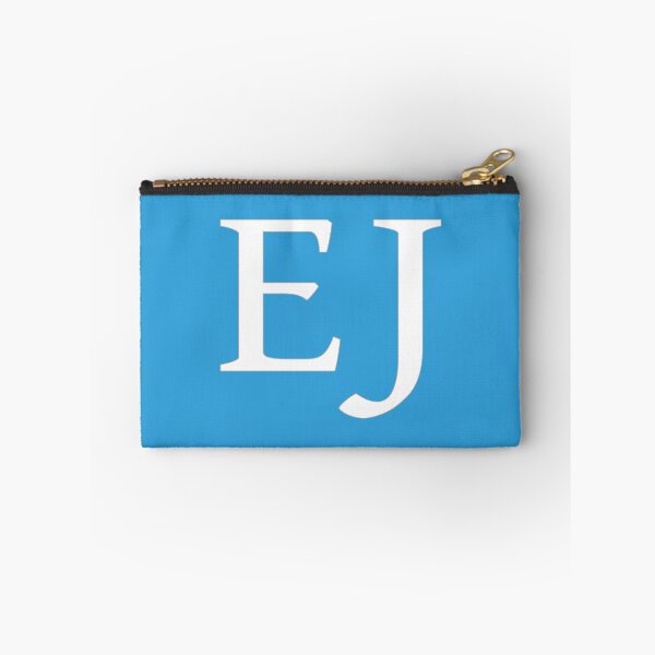 Artikelvorschau, EJ-Initialen-Monogramm-elegante weiße Buchstaben entworfen und verkauft von Jeallan Designs.