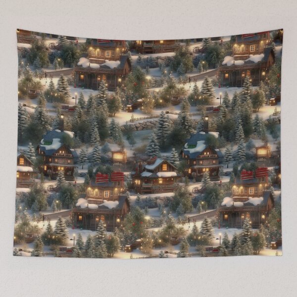 Item preview, Winter Countryside Scene designed and sold by pinkal.