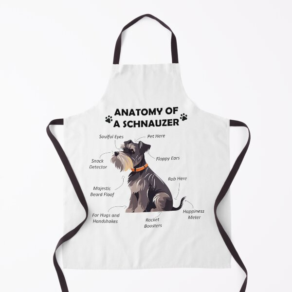 Item preview, Schnauzer Anatomy - Funny Schnauzer Mom Dad Gift designed and sold by Petensity.