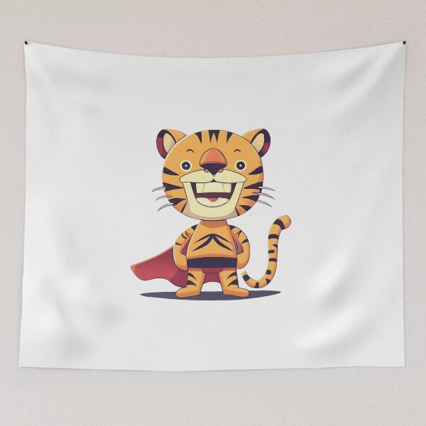 Item preview, Super tiger boy designed and sold by SabyDigitalArt.