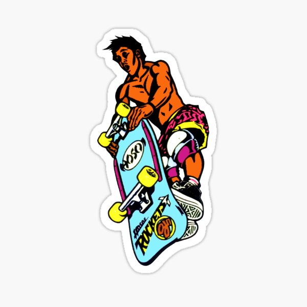 Moto Shibata - Unique sticker by Christian Hosoi