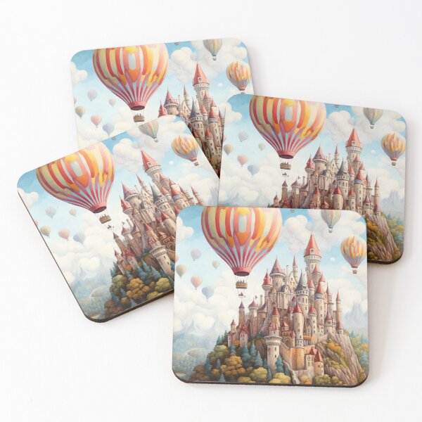 Item preview, Hot Air Ballons and Castle designed and sold by whitecat23.