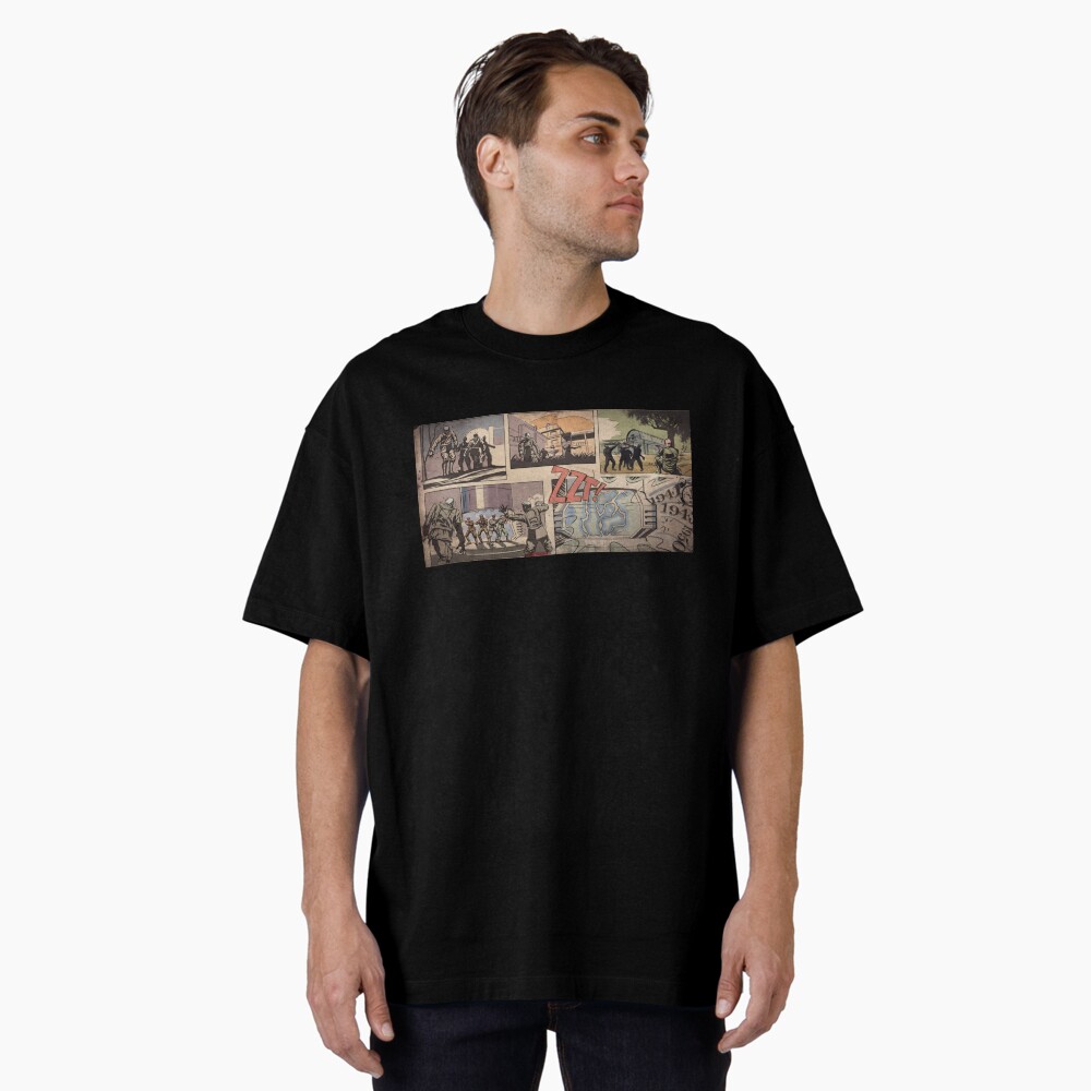 Aperçu de l'œuvre T-shirt oversize créée et vendue par MallcopMemoirs.