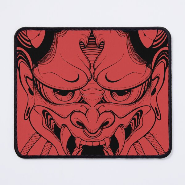 Item preview, Hannya Japanese Mask in Red designed and sold by Hellagreat.