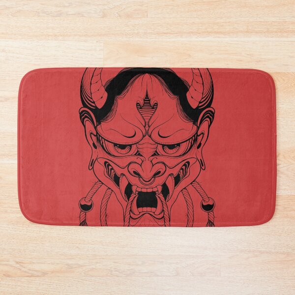 Item preview, Hannya Japanese Mask in Red designed and sold by Hellagreat.