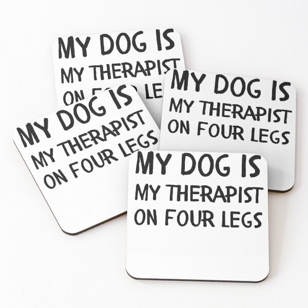 Item preview, My dog is my therapist on four legs designed and sold by koalashopa.