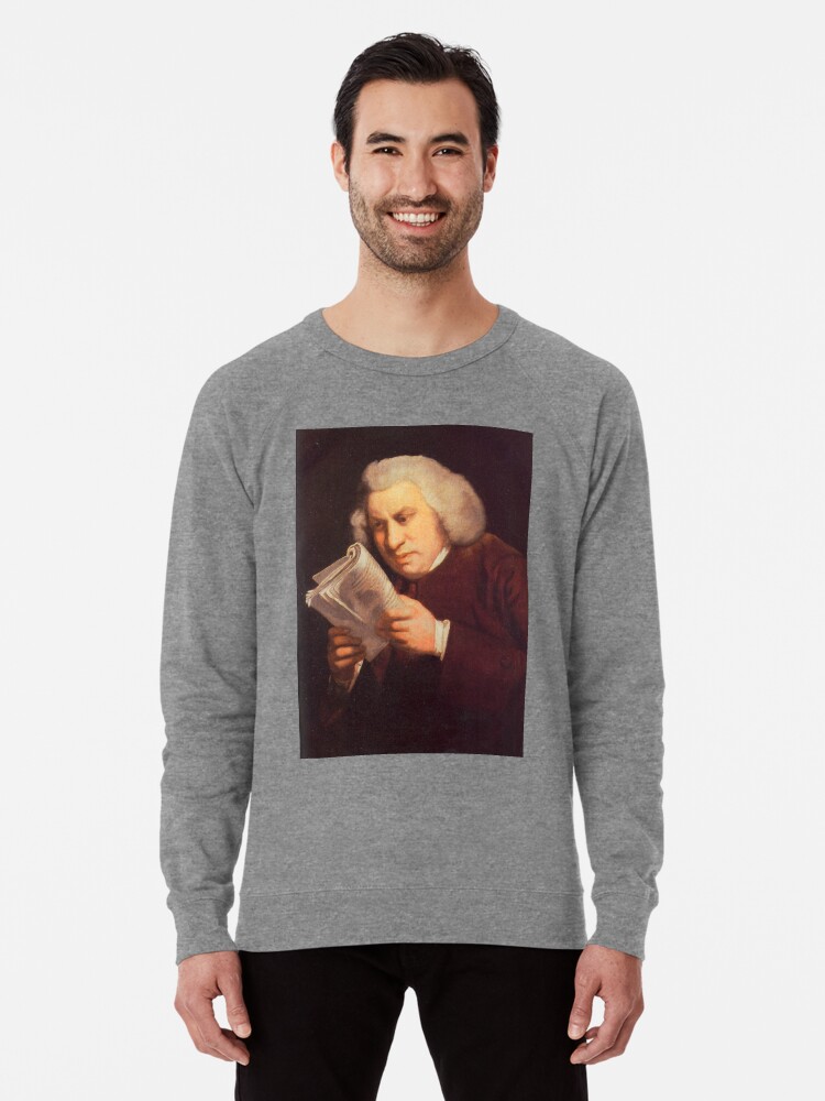 Samuel Johnson Meme Lightweight Sweatshirt By Jimmywatt Redbubble