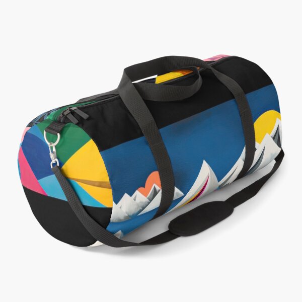 Item preview, Explore "Simplistic & Minimalistic Alps" with Bauhaus Flair and Vivid Colors designed and sold by ArtificialGenes.