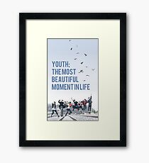 BTS hyyh Framed Print
