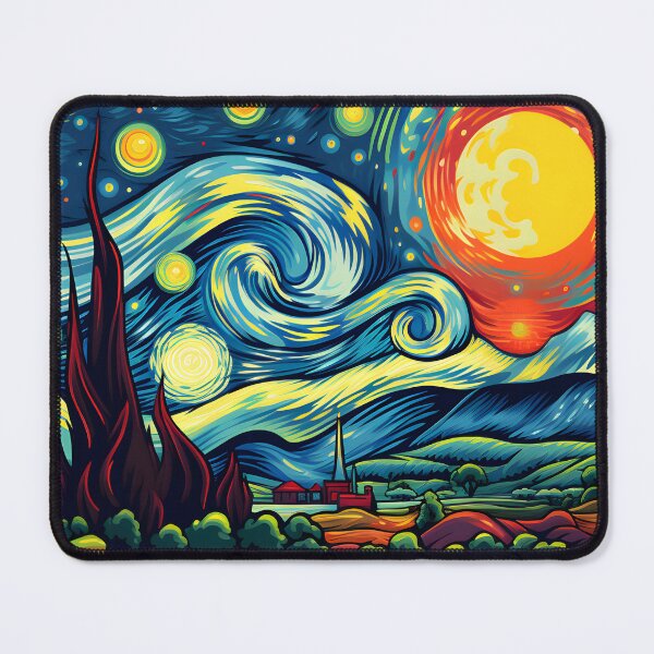 Item preview, Starry Night Color Infusion! Designer's choice for Van Gogh's Art Fans! designed and sold by AiApparel24-art.