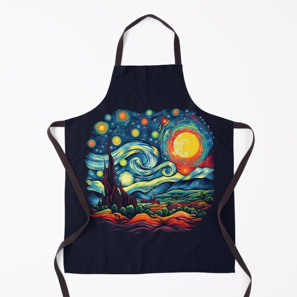 Item preview, Starry Night Color Infusion! Designer's choice for Van Gogh's Art Fans! designed and sold by AiApparel24-art.