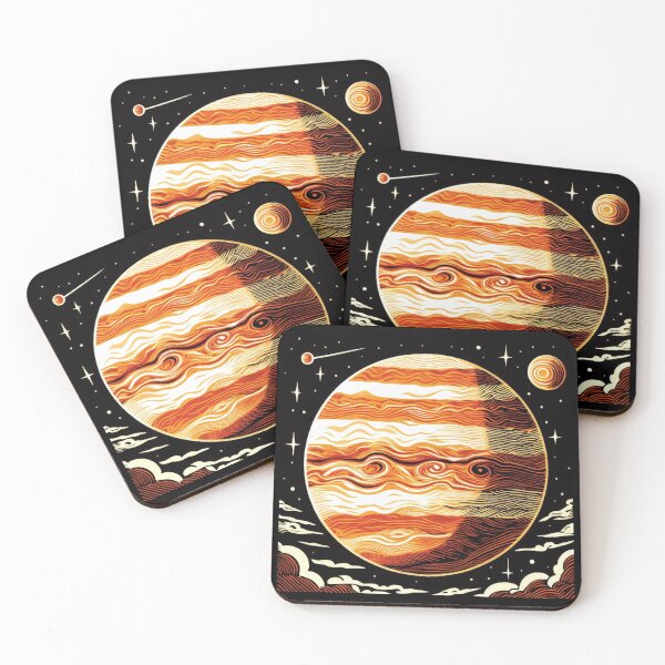 Item preview, SF Jupiter Woodcut 3 designed and sold by CrankyOldDude.