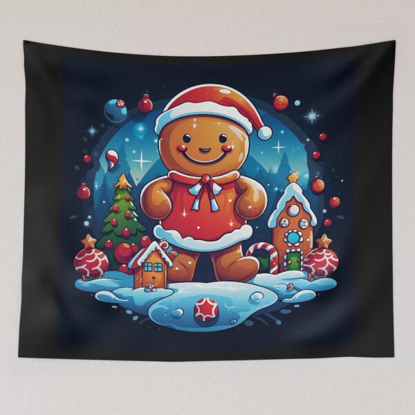 Item preview, Christmas Gingerbread Man Holiday Xmas Comic designed and sold by 0DarkArtz0.