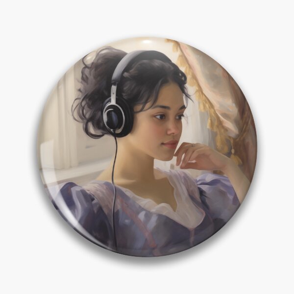 Item preview, The Listener III | Altered Vintage Portrait Art designed and sold by Altered Pixels.