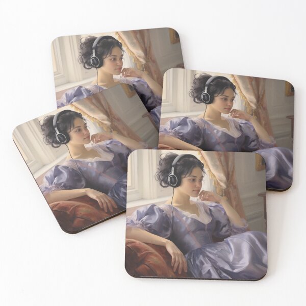 Item preview, The Listener III | Altered Vintage Portrait Art designed and sold by Altered Pixels.