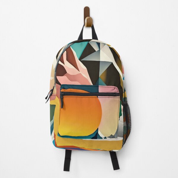 Item preview, Explore "Simplistic & Minimalistic Alps" with Bauhaus Flair and Vivid Colors designed and sold by ArtificialGenes.
