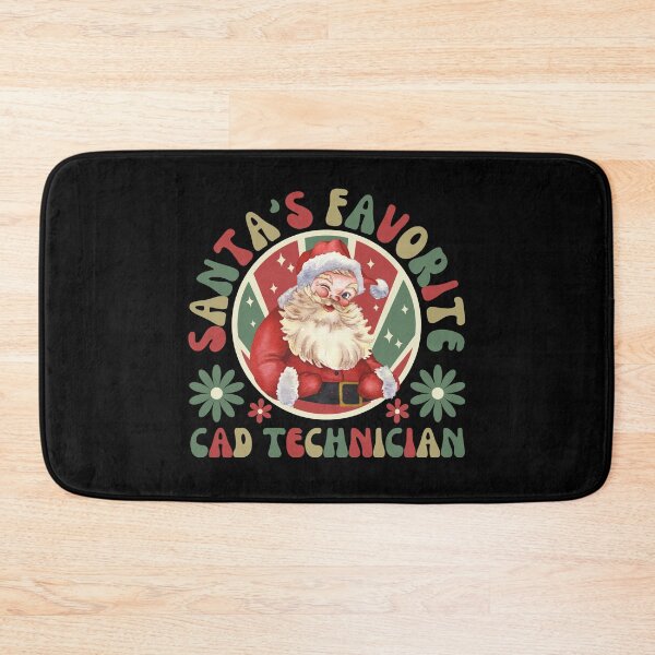 Item preview, Santas Favorite CAD Technician designed and sold by Hey-Nice-Shirt.
