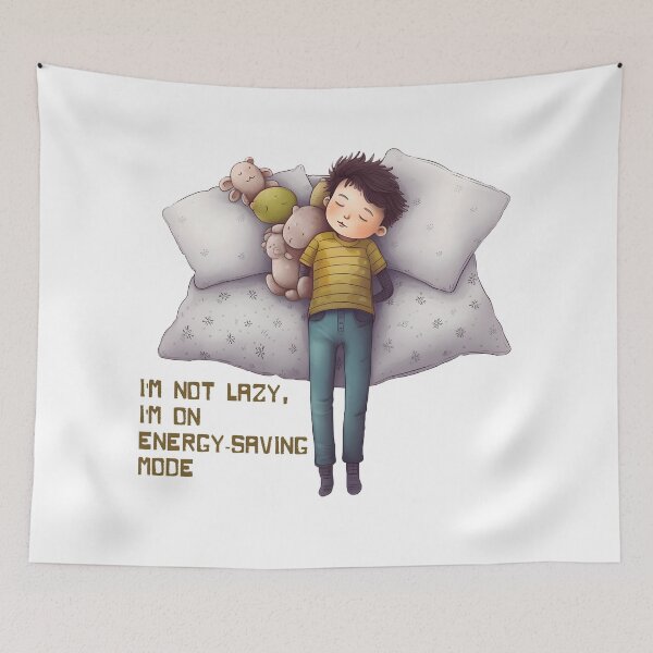 Item preview, I'm not lazy, I'm on energy-saving mode designed and sold by StudioARTHUR.