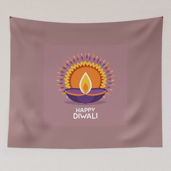 Item preview, Happy Diwali! Hindu Festival Celebration Design designed and sold by Jollys-ArtShop.