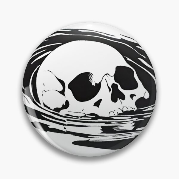 Item preview, Sinking skull designed and sold by Psy-Dye-AI.