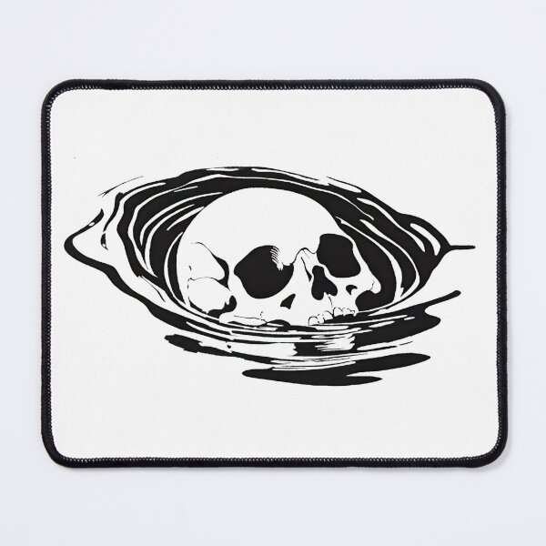 Item preview, Sinking skull designed and sold by Psy-Dye-AI.