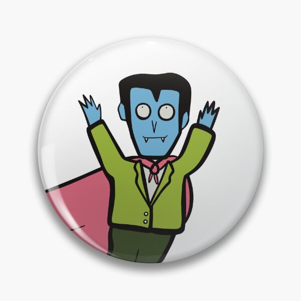 Item preview, Green Cartoon Flying Vampire designed and sold by ArtBySutherland.