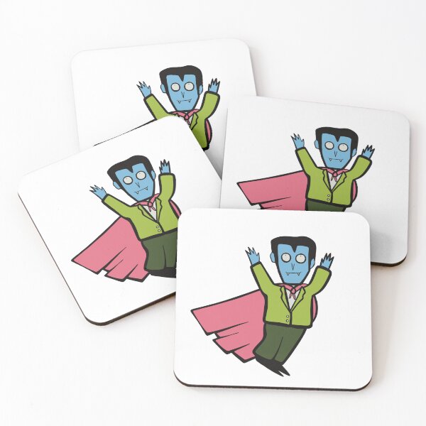 Item preview, Green Cartoon Flying Vampire designed and sold by ArtBySutherland.